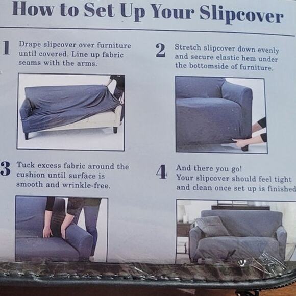 Sofa Saver Armchair Velvet Plush Slipcover, Walnut, 1 PC (Fits Chair Up to 48"W) - Picture 6 of 7